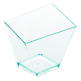 Copo Plastico Ps Degustação "Water Green" 5,6x5,6cm 