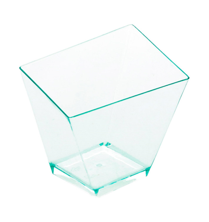 Copo Plastico Ps Degustação "Water Green" 5,6x5,6cm Copo Plastico Ps Degustação "Water Green" 5,6x5,6cm