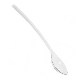 Colher Plastico Degustação Transparente 10,5cm