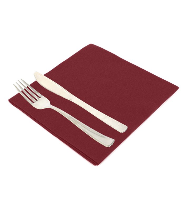 Guardanapos Airlaid Bordo 40x40cm Guardanapos Airlaid Bordo 40x40cm