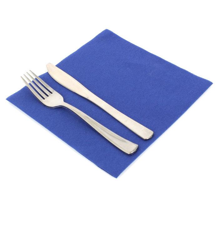 Guardanapos Airlaid Azul 40x40cm Guardanapos Airlaid Azul 40x40cm