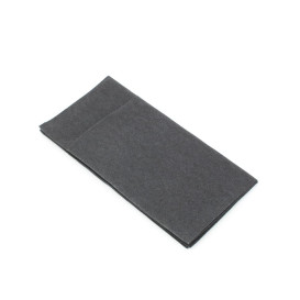 Guardanapos Kanguro Airlaid "Basic Cinza" 33x40cm (30 Uds)