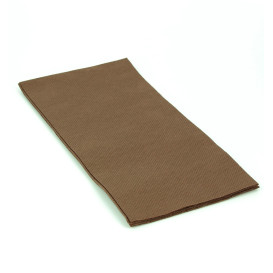 Guardanapos Papel 1/8 40x40cm Marrom (50 Unidades)