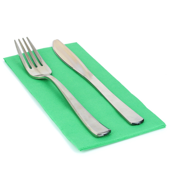 Guardanapos Papel 1/8 40x40cm Verde Claro Guardanapos Papel 1/8 40x40cm Verde Claro