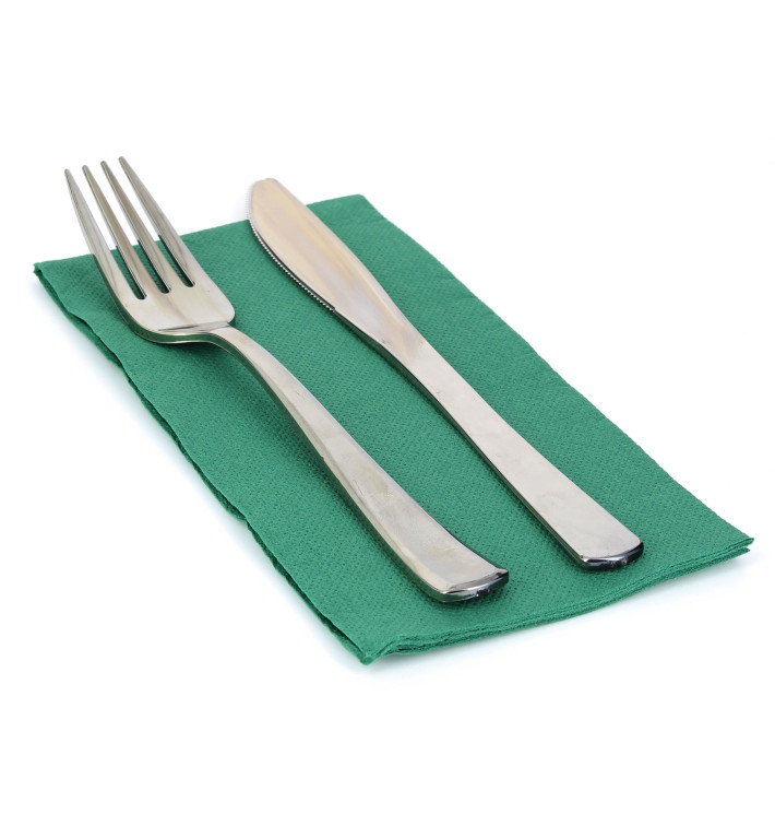 Guardanapos Papel 1/8 40x40cm Verde Escuro Guardanapos Papel 1/8 40x40cm Verde Escuro