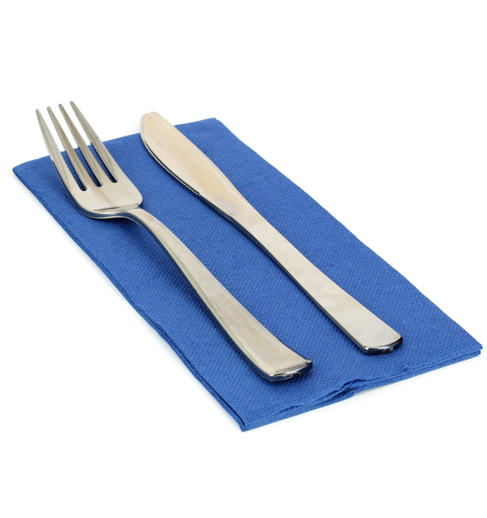 Guardanapos Papel 1/8 40x40cm Azul Guardanapos Papel 1/8 40x40cm Azul