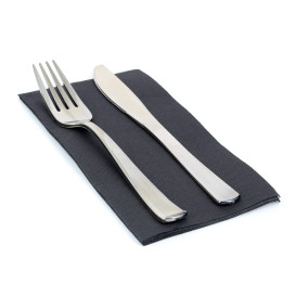 Guardanapos Papel 1/8 40x40cm Preto
