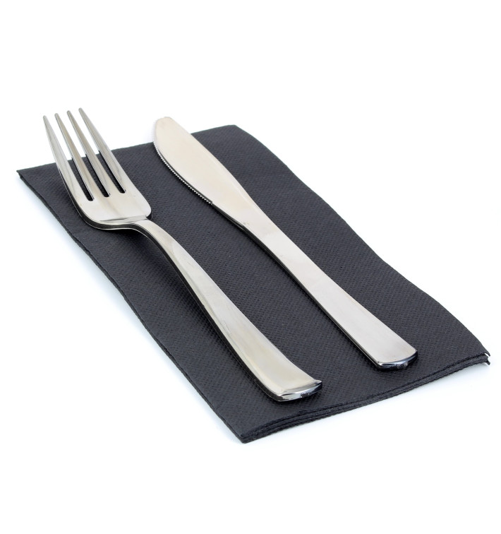 Guardanapos Papel 1/8 40x40cm Preto Guardanapos Papel 1/8 40x40cm Preto