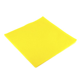 Guardanapos de Papel 40x40cm Amarelo (1.200 Uds)