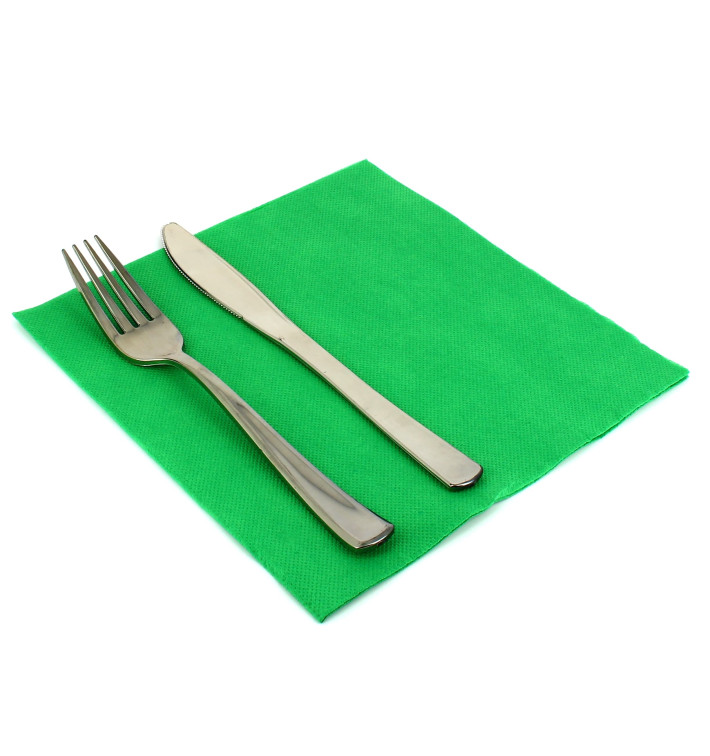 Guardanapos de Papel 40x40cm Verde Claro Guardanapos de Papel 40x40cm Verde Claro