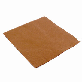 Guardanapos de Papel 40x40cm Marron (50 Uds)