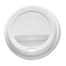 Tampa Perfurada Copo Branco 10 Oz/300 ml Ø8,4cm (100 Uds)