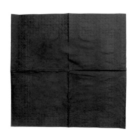 Guardanapos Papel Cocktail Preto 20x20cm (100 Uds)
