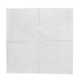 Guardanapos Papel Cocktail Branco 20x20cm (100 Uds)