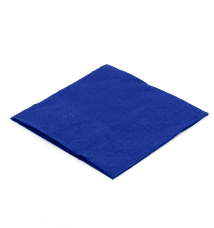 Guardanapos Papel Cocktail Azul 20x20cm Guardanapos Papel Cocktail Azul 20x20cm