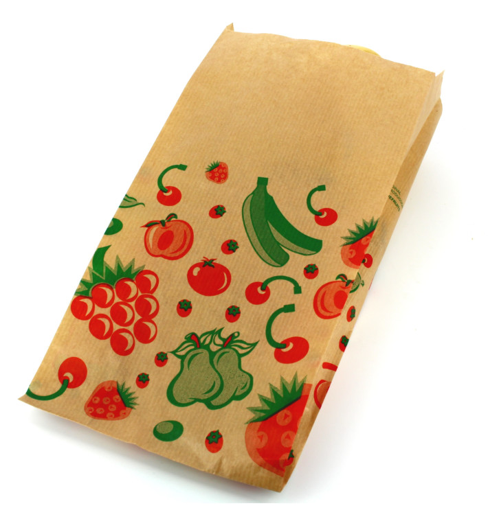 Saco Papel Kraft para Fruta 14+7x28 cm (1000 Unidades) Saco Papel Kraft para Fruta 14+7x28 cm (1000 Unidades)