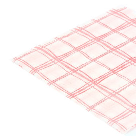 Guardanapos Quadrados Vermelhos 33x33 1 Folha (80 Uds)
