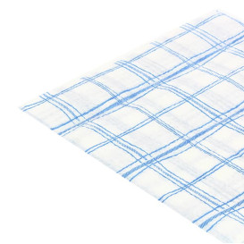 Guardanapos Quadrados Azul 33x33 1 Folha (80 Uds)