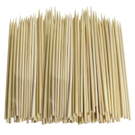 Palito Bambú Redondo Espetada 80mm (200 Uds)